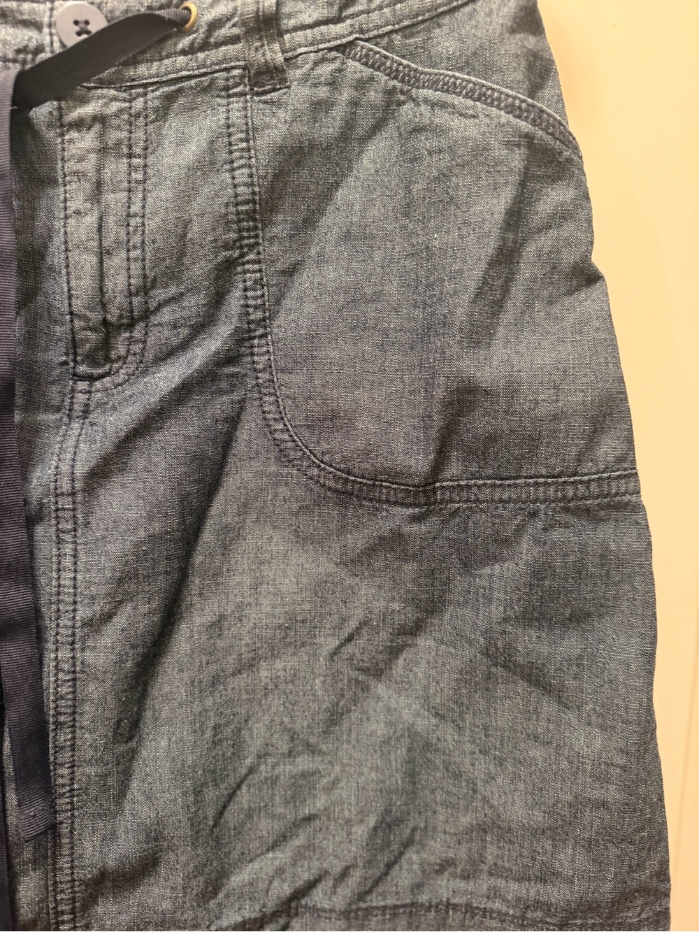 White Stag Dark Blue Denim Skirt - Picture 5 of 7